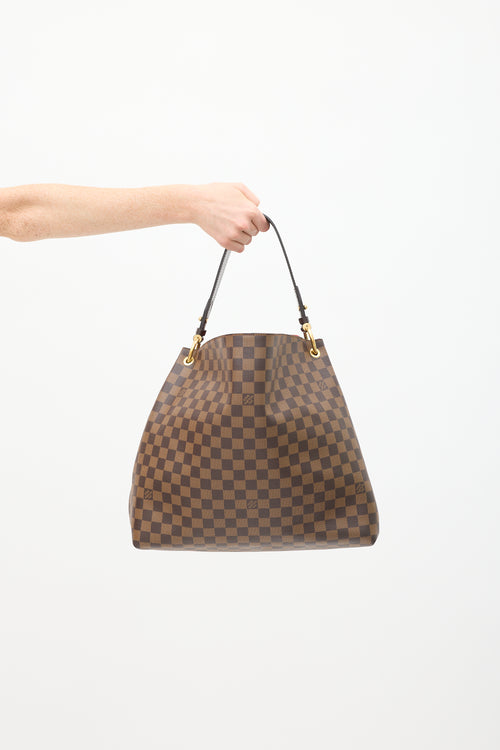 Louis Vuitton 2018 Brown Damier Ebene Graceful Shoulder Bag