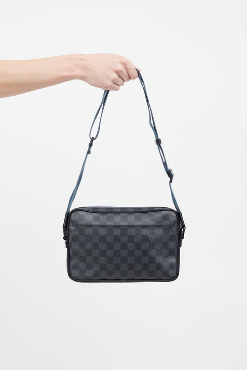Louis Vuitton 2019 Black Damier Graphite Alpha Shoulder Bag