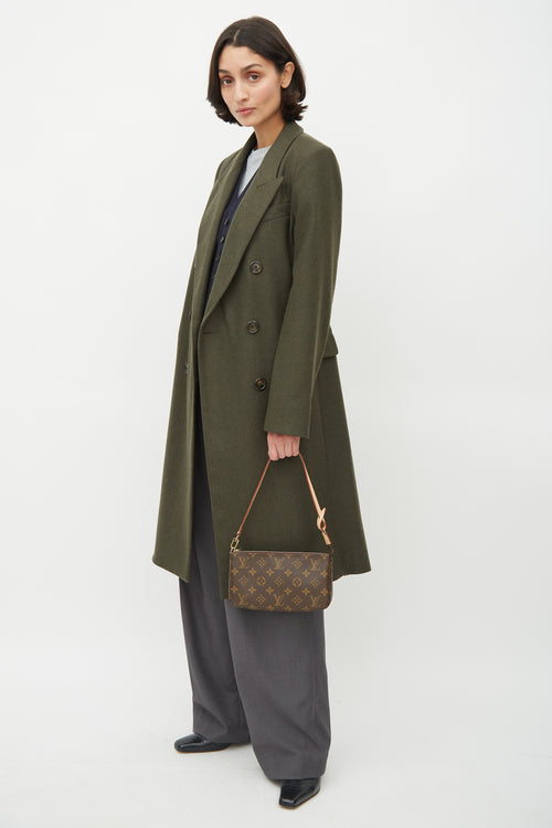 Louis Vuitton 2019 Brown Monogram Pochette Accessoires Bag