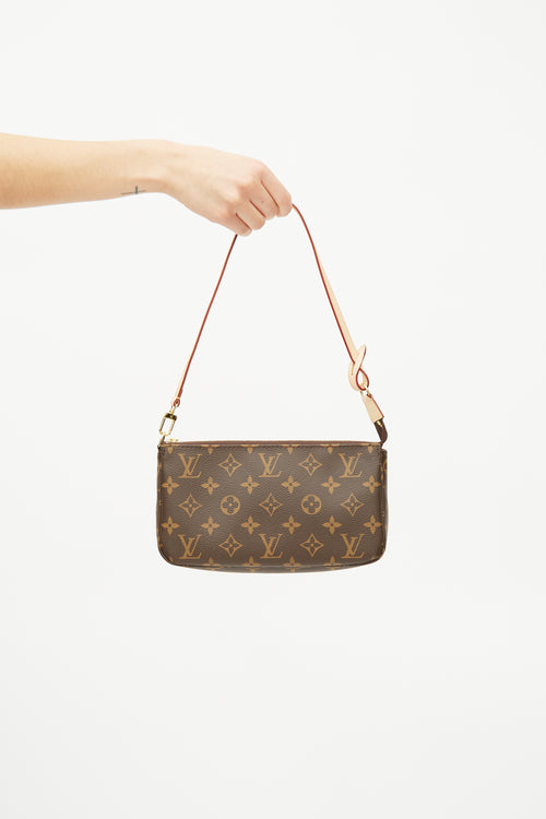 Louis Vuitton 2019 Brown Monogram Pochette Accessoires Bag