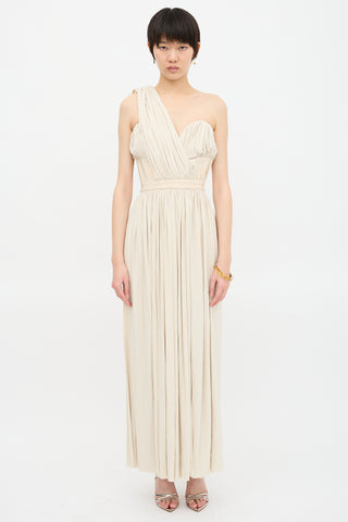 Louis Vuitton Asymmetrical Drape Gown