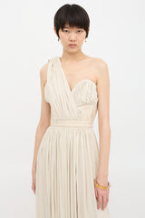 Louis Vuitton Asymmetrical Drape Gown