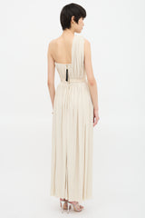 Louis Vuitton Asymmetrical Drape Gown