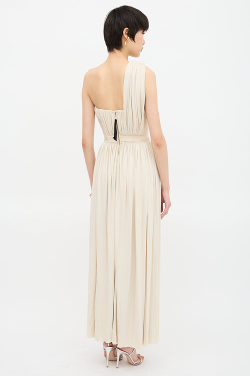 Louis Vuitton Asymmetrical Drape Gown