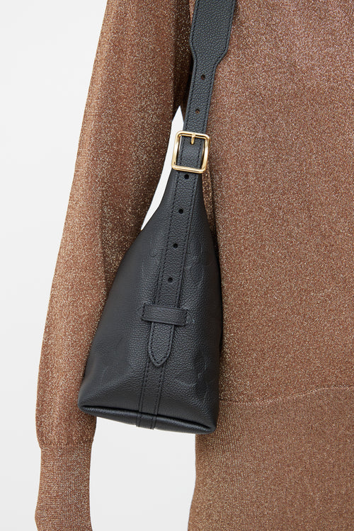Louis Vuitton Black Empreinte Carryall PM Bag