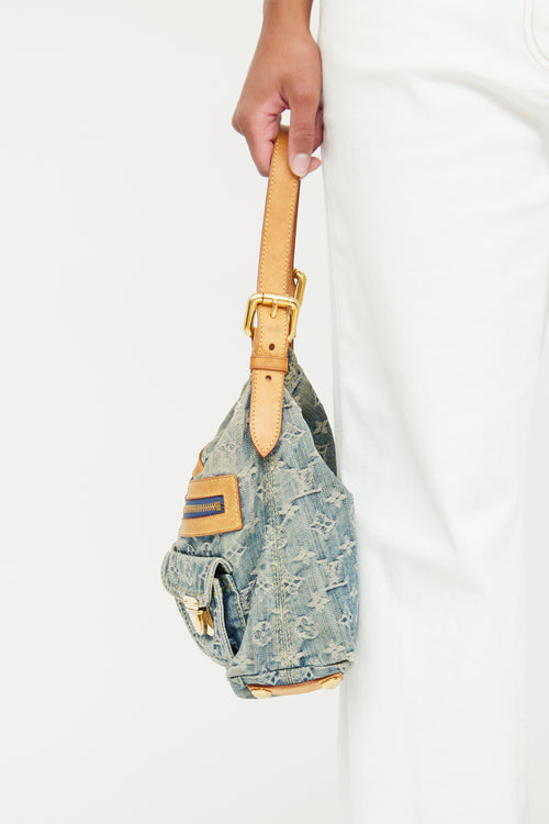 Louis Vuitton Denim Baggy Shoulder Bag