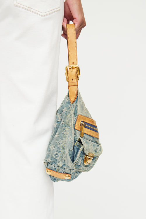 Louis Vuitton Denim Baggy Shoulder Bag