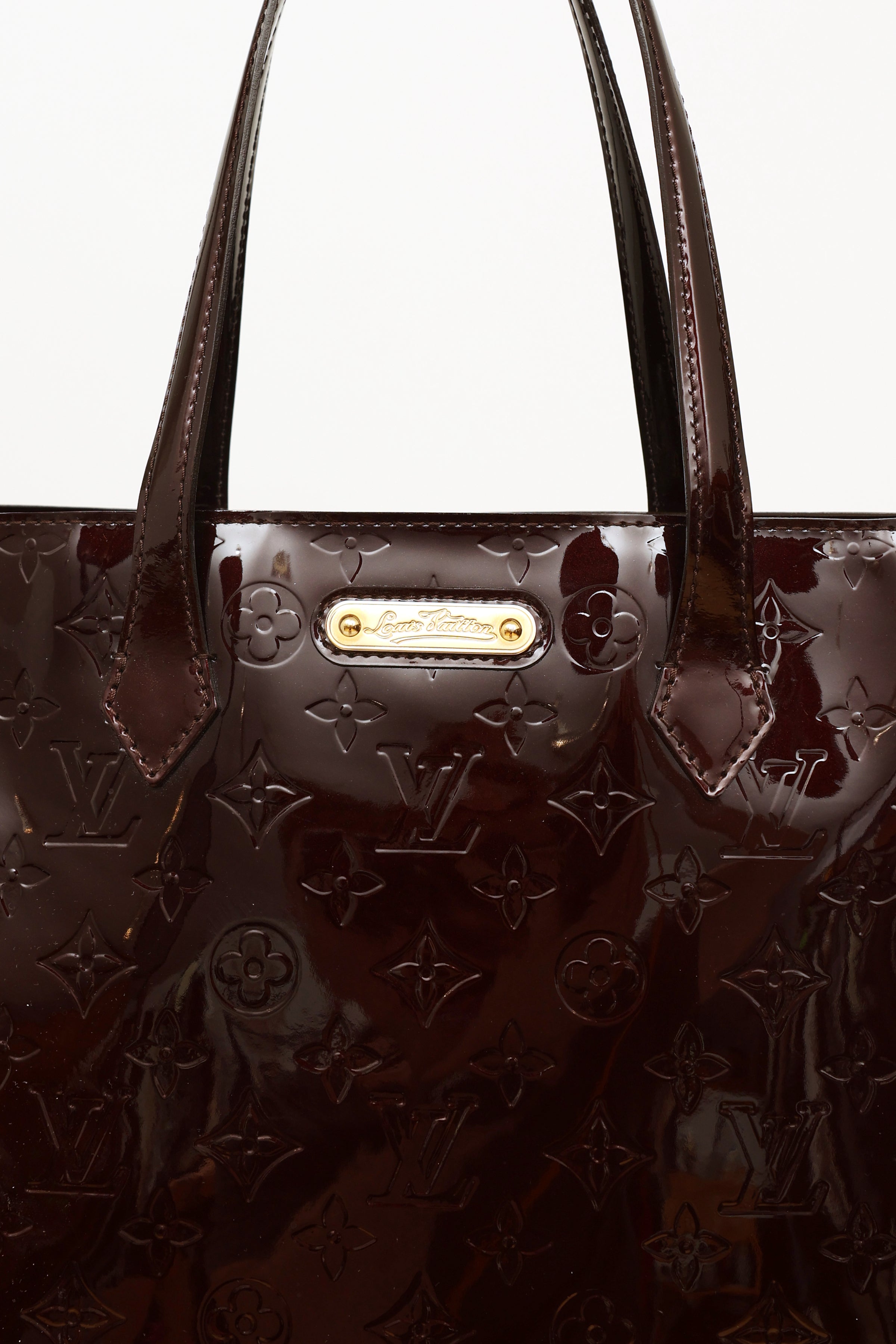 Louis Vuitton Vernis Monogram Wilshire GM - Burgundy Totes, Handbags -  LOU795188