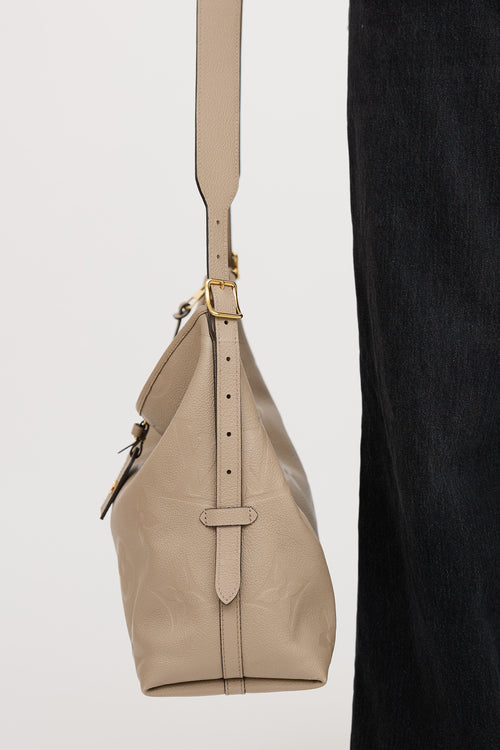 Louis Vuitton Monogram Empreinte CarryAll MM Bag