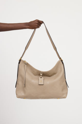 Louis Vuitton Monogram Empreinte CarryAll MM Bag