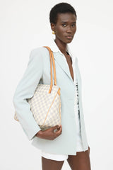 Louis Vuitton 2012 Damier Azur Figheri Shoulder Bag