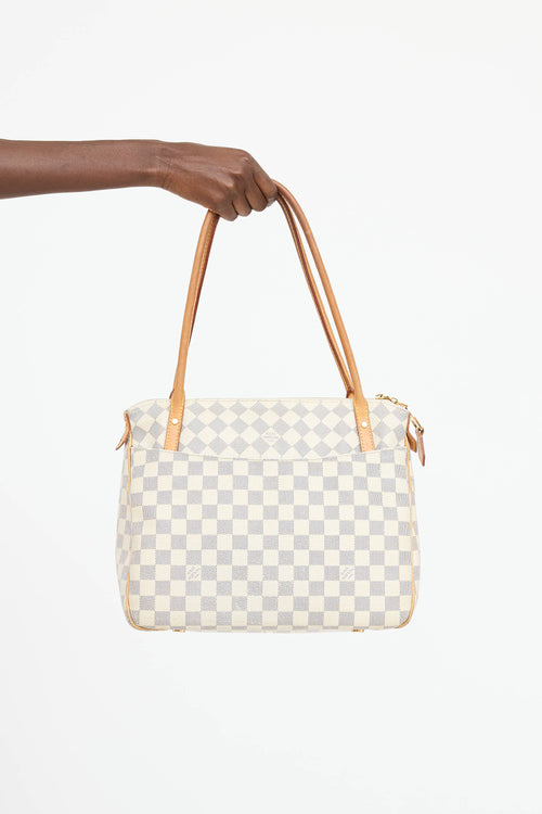 Louis Vuitton 2012 Damier Azur Figheri Shoulder Bag