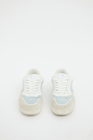 Louis Vuitton Light Wash Denim Stadium Sneaker