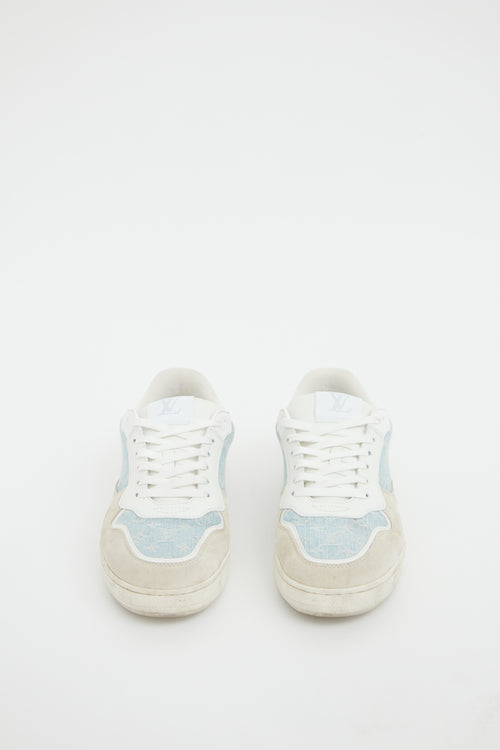 Louis Vuitton Light Wash Denim Stadium Sneaker