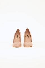 Louis Vuitton Beige Leather Oh Really Lock Pump