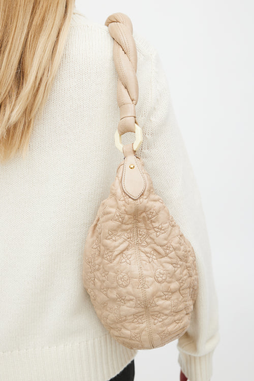 Louis Vuitton Beige Olympe Nimbus GM Monogram Shoulder Bag