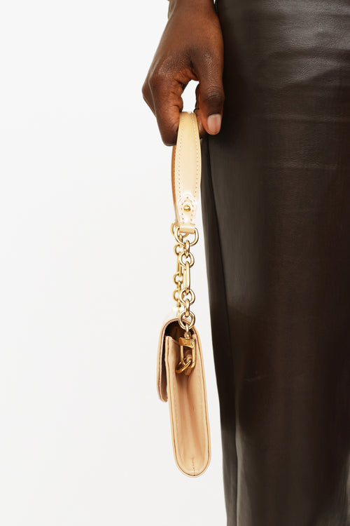 Louis Vuitton Rose Vernis Sunset Boulevard Clutch Bag
