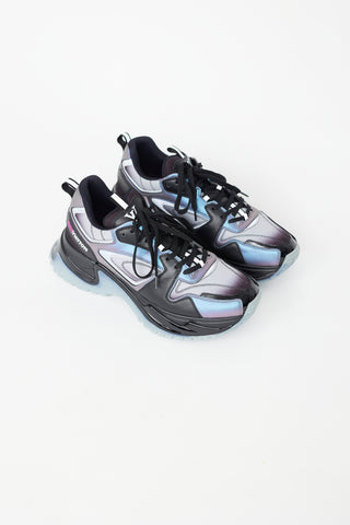 Louis Vuitton Black & Blue Run Away Pulse Sneaker