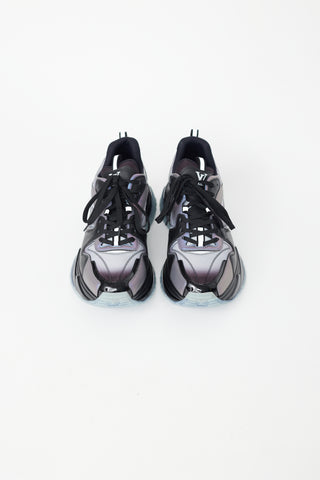 Louis Vuitton Black & Blue Run Away Pulse Sneaker