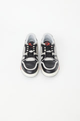 Louis Vuitton Black & Grey Trainer Sneaker