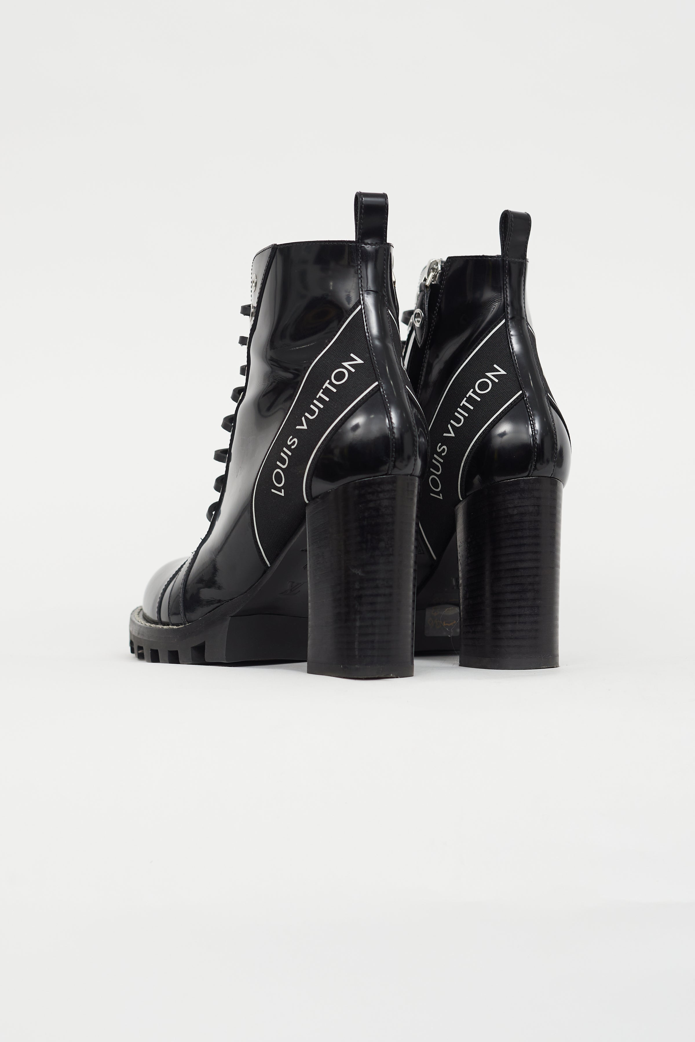 Louis Vuitton - Authenticated Star Trail Ankle Boots - Leather Black for Women, Never Worn