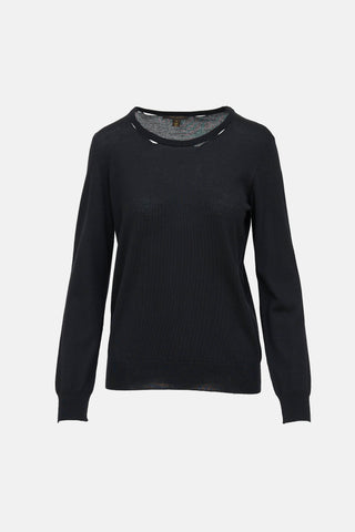 Louis Vuitton Cutout Knit Sweater