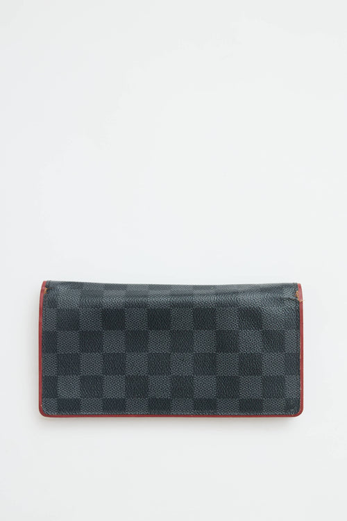 Louis Vuitton Damier Graphite Brazza Long Wallet