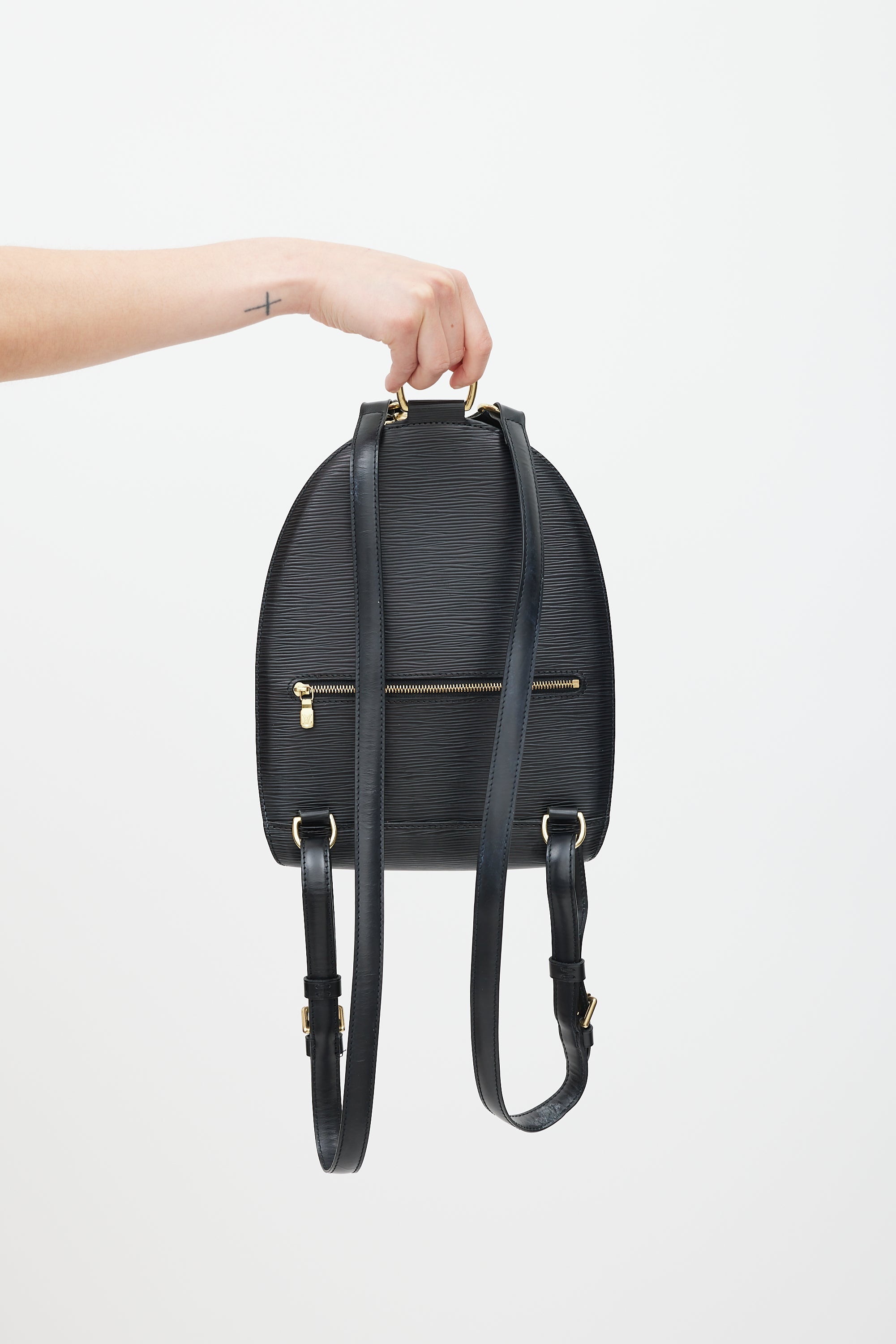 Louis Vuitton // Black Epi Leather Mabillon Backpack VSP Consignment Louis Vuitton // Black Epi Leather Mabillon Backpack VSP Consignment
