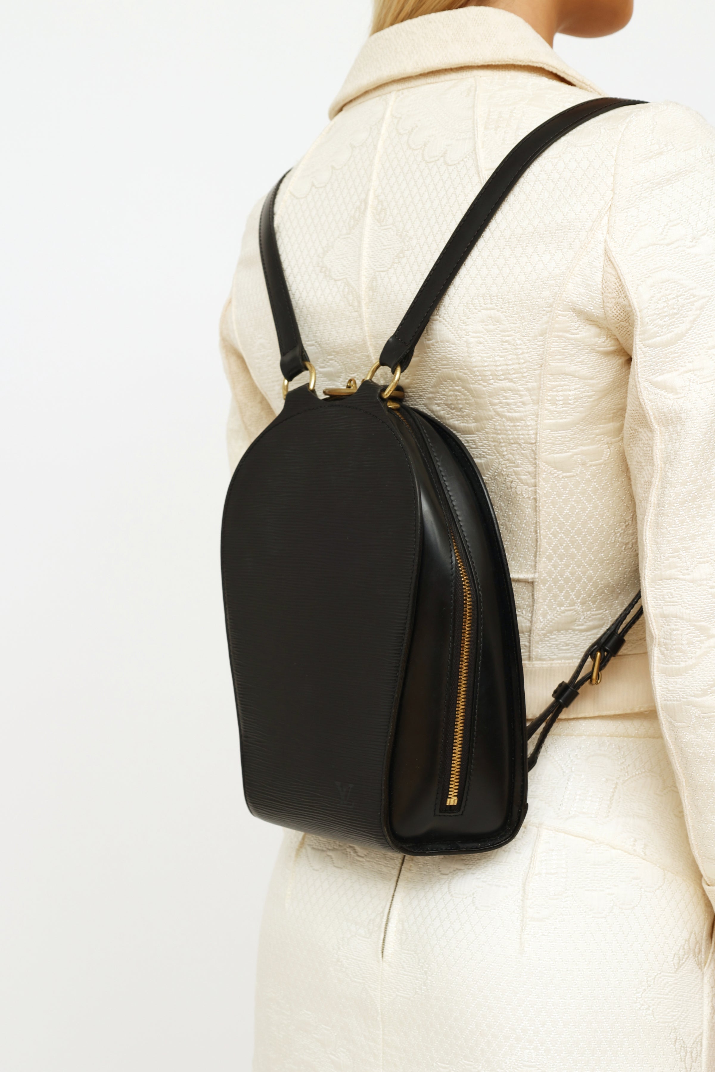 Louis Vuitton // Black Epi Leather Mabillion Backpack – VSP Consignment