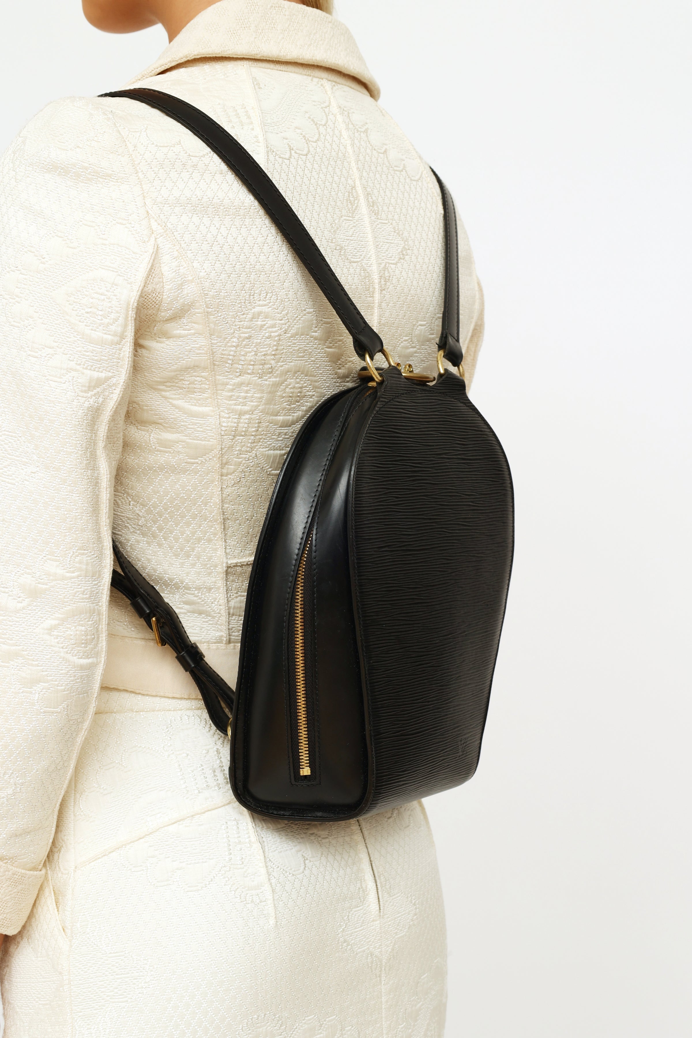 Louis Vuitton // Black Epi Leather Mabillion Backpack – VSP Consignment