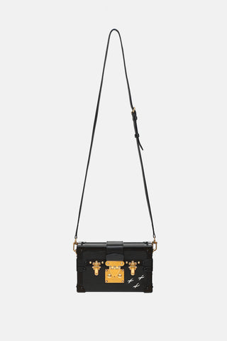 Black Epi Petite Malle Trunk Bag