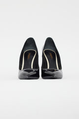 Louis Vuitton Black Leather Pointed Toe Pump