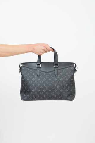 Louis Vuitton Black Monogram Eclipse Canvas Explorer Briefcase
