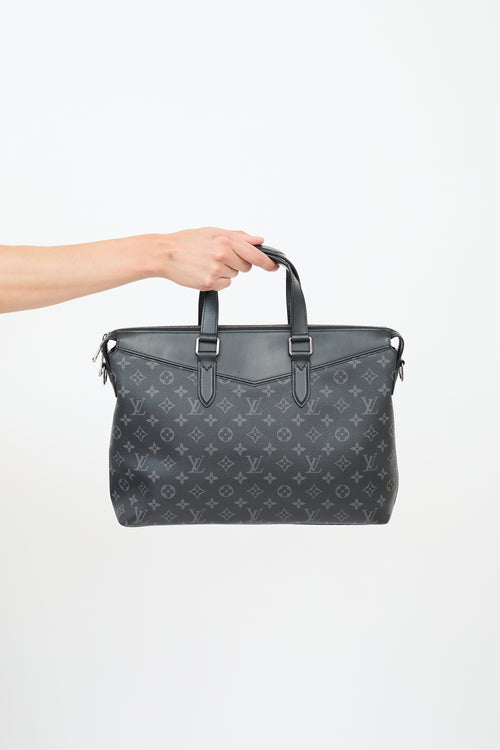 Louis Vuitton Black Monogram Eclipse Canvas Explorer Briefcase