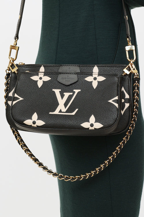 Louis Vuitton Black & White Multi Pochette Bag