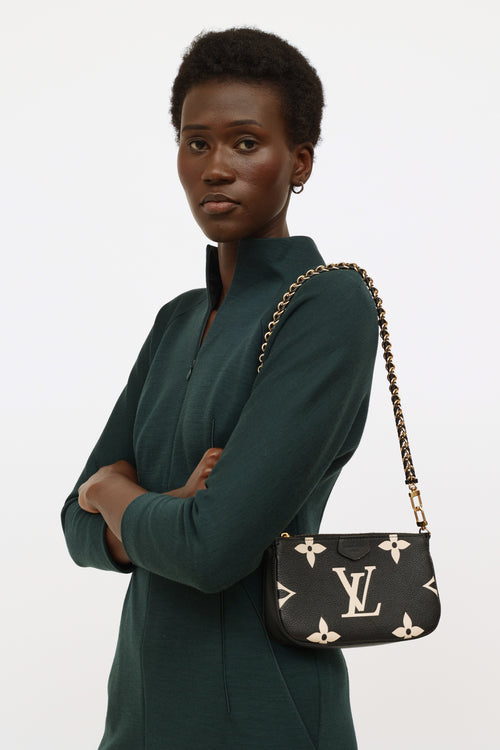 Louis Vuitton Black & White Multi Pochette Bag