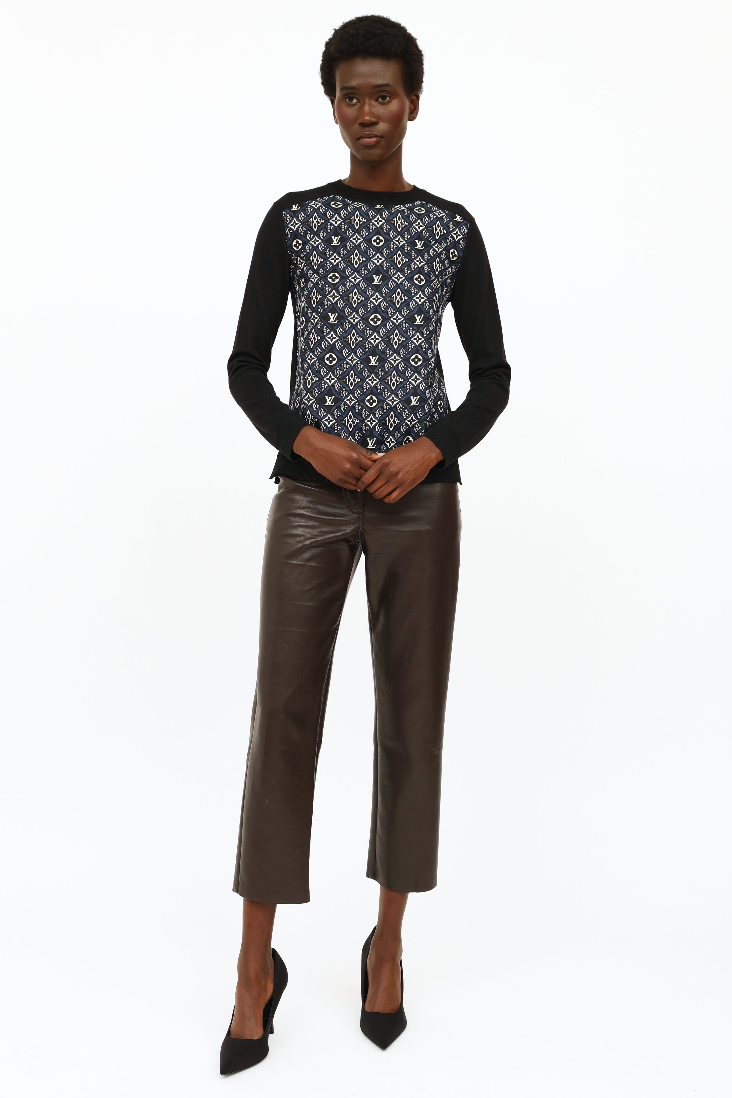 Since 1854 Knit Polo Top - Noir - Women - Ready To Wear - Knitwear - L -  Louis Vuitton® in 2023
