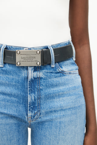 Louis Vuitton // Black Epi Leather Arrow Buckle Belt – VSP Consignment