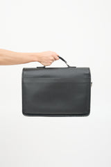 Louis Vuitton Black Taiga Leather Anton Messenger Bag