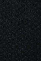 Louis Vuitton Black Wool Monogram Scarf