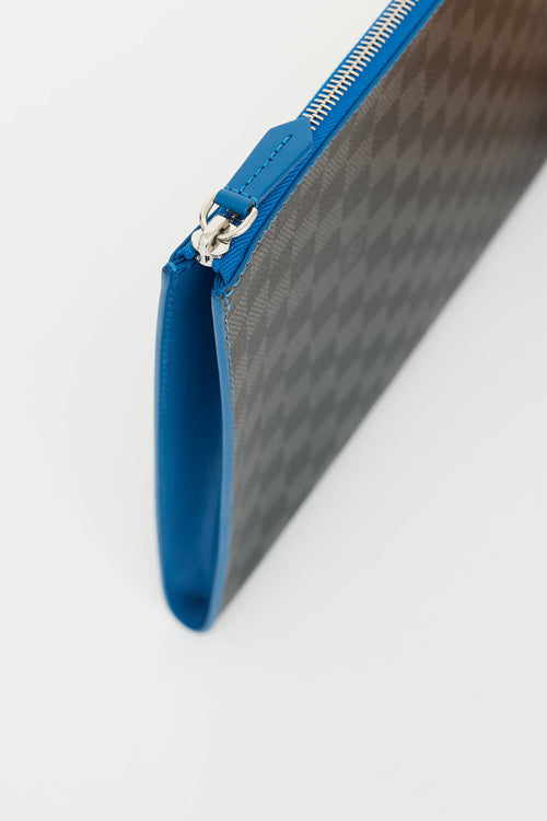 Louis Vuitton Damier Graphite Bleu Pochette