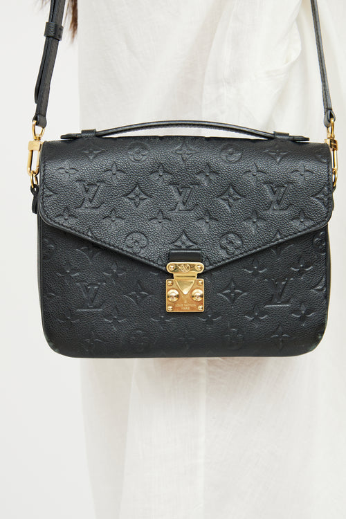 Louis Vuitton Black Empriente Pochette Metis Bag