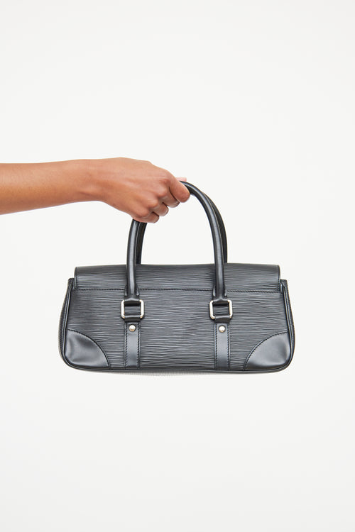 Louis Vuitton Black Epi Segur PM Bag