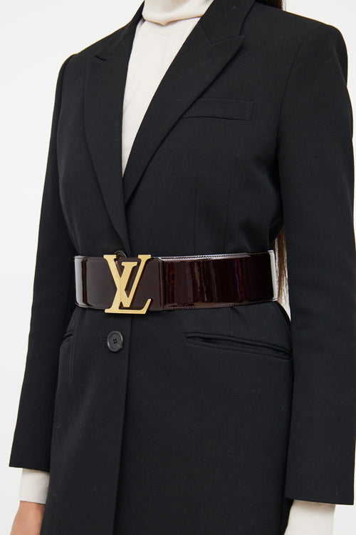 Louis Vuitton Vernis Amerante Sobe Belt