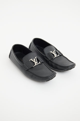 Louis Vuitton Black Montaigne Loafers