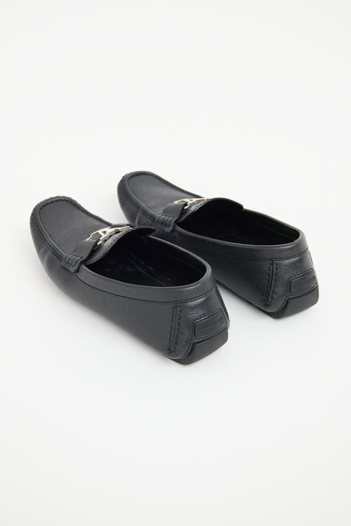 Louis Vuitton Black Montaigne Loafers