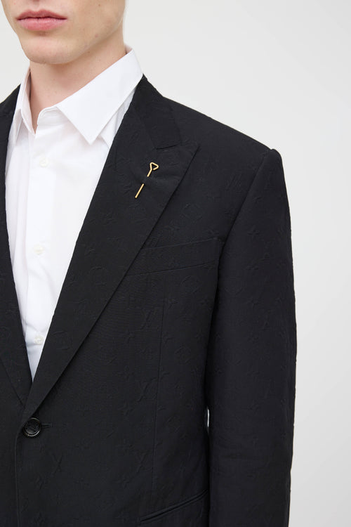 Louis Vuitton Embossed Monogram Blazer