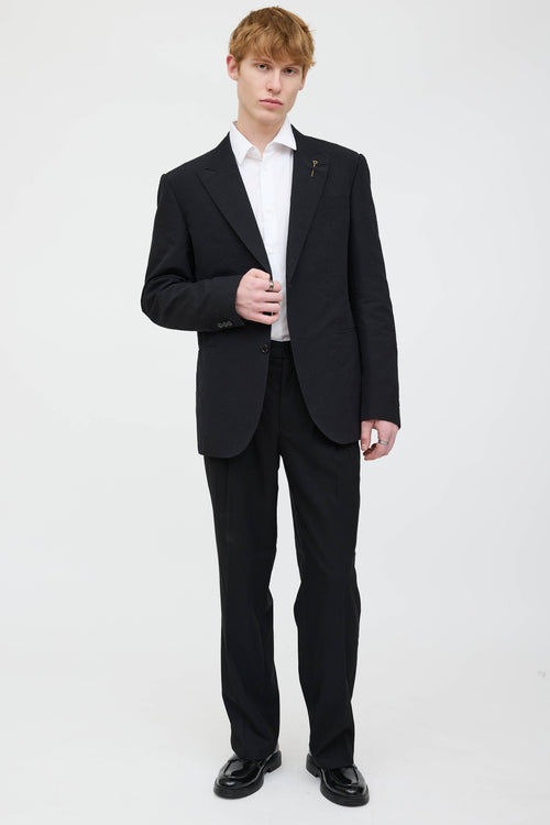 Louis Vuitton Embossed Monogram Blazer