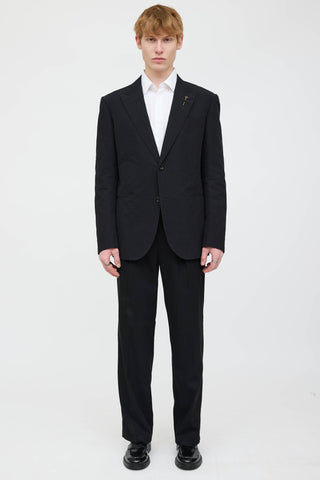 Louis Vuitton Embossed Monogram Blazer