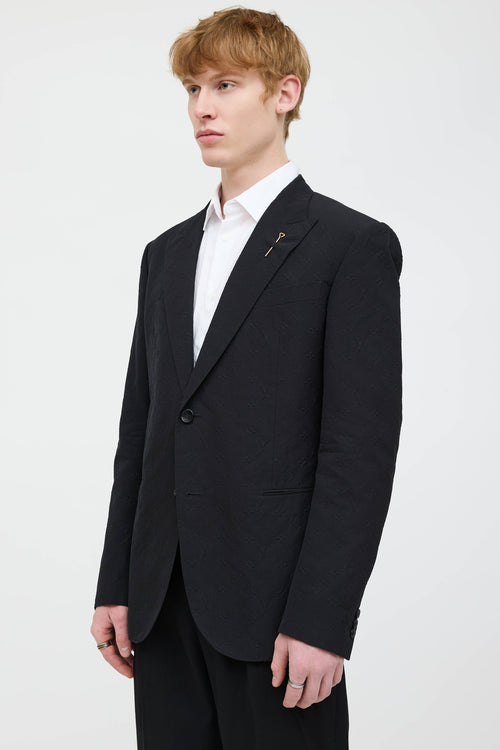 Louis Vuitton Embossed Monogram Blazer